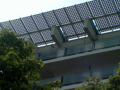 BIPV PVpanelen luifelconstructie 2