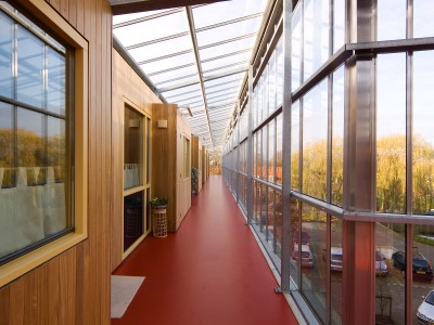 Gallerijafdichting in kassenbouw systeem 4